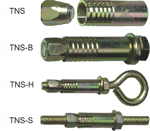 Anchor Fasteners – Pin type, Double Ring, Bullet Type, Sleeve and Taper Nut, Single Ring, Sleeve Anchor, Wrap Sleeve, Heavy Duty Shield and other Anchor Fasteners